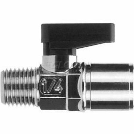 ALPHA TECHNOLOGIES AIGNEP Mini Ball Valve 86310-08-08, Male X Female, 1/2" Nptf - Min Qty 6 86310-08-08